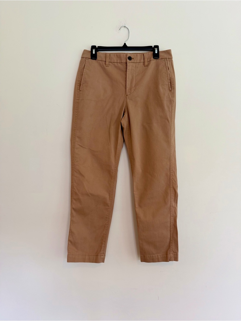 J.Crew Women’s Classic Dark Tan Khaki Chino Pants Size 6 Straight Leg Preppy